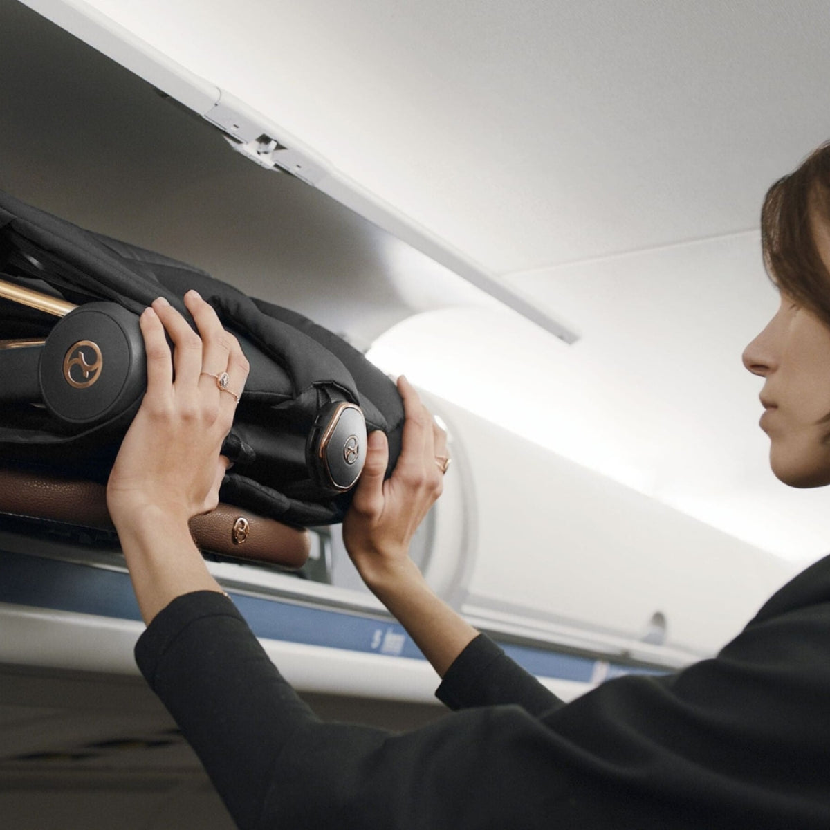 Cybex Coya Compact Stroller - Chrome /Leaf Green