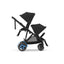 Carrinho Gazelle S - Cybex E - Estrutura Preta / Assento Moon Black