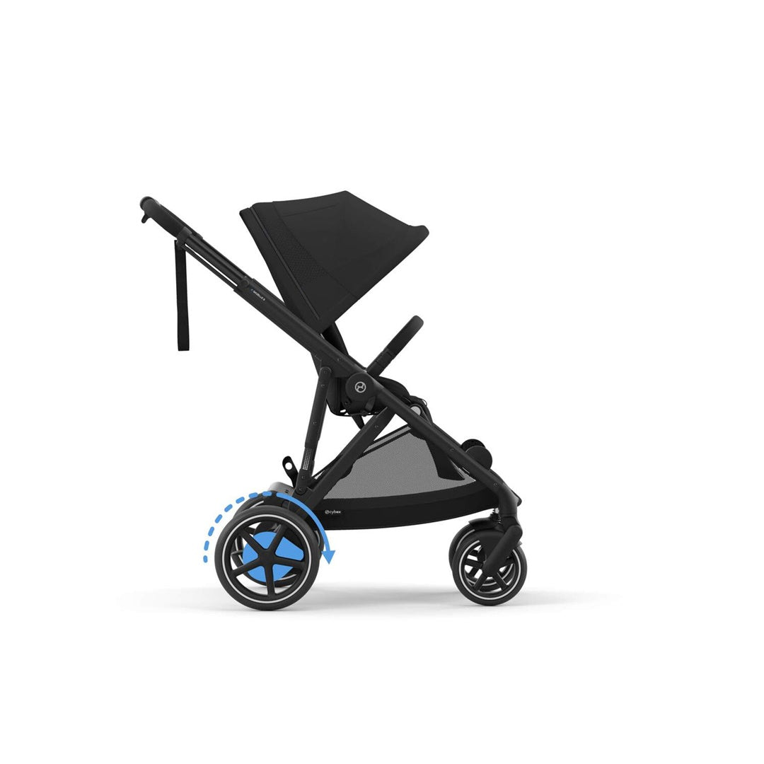 Carrinho Gazelle S - Cybex E - Estrutura Preta / Assento Moon Black