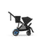 Carrinho Gazelle S - Cybex E - Estrutura Preta / Assento Moon Black