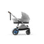 Carrinho Cybex E - Gazelle S  - Estrutura Prata / Assento Cinza Pedreira