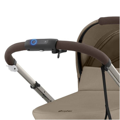 Cybex Gazelle S 2 Carrinho de Bebê - Estrutura Taupe/Cadeira Azul Céu