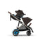 Cybex - Carrinho de passeio simples a duplo Gazelle S, moldura prateada/preto lua on Luna Baby Store Miami