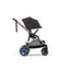 Cybex - Carrinho de passeio simples a duplo Gazelle S, moldura prateada/preto lua on Luna Baby Store Miami