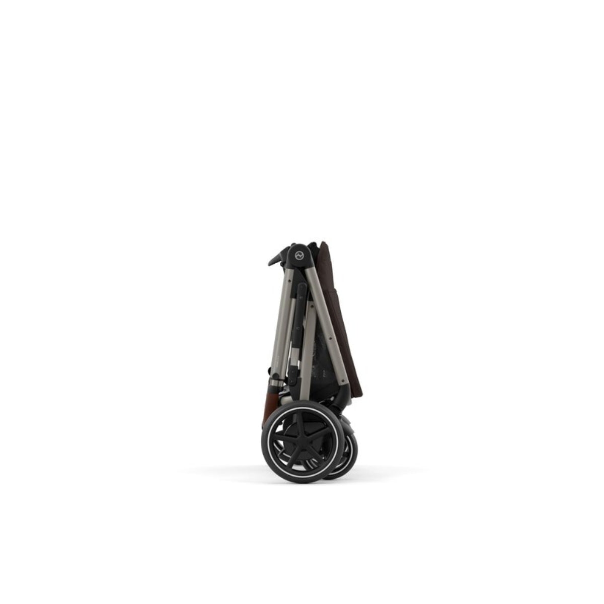 Cybex - Carrinho de passeio simples a duplo Gazelle S, moldura prateada/preto lua