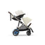 Cybex E - Gazelle S Carrinho de Bebê - Estrutura Taupe/Assento Bege Concha