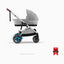 Cybex - Egazelle/Gazelle S 2 Cot, Stone Grey on Luna Baby Store Miami