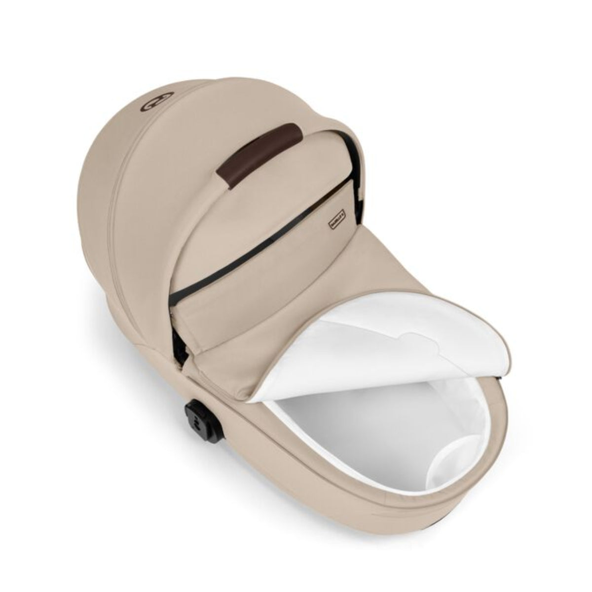 Cybex Gazelle Fold Cot - Almond Beige on Luna Baby Store Miami