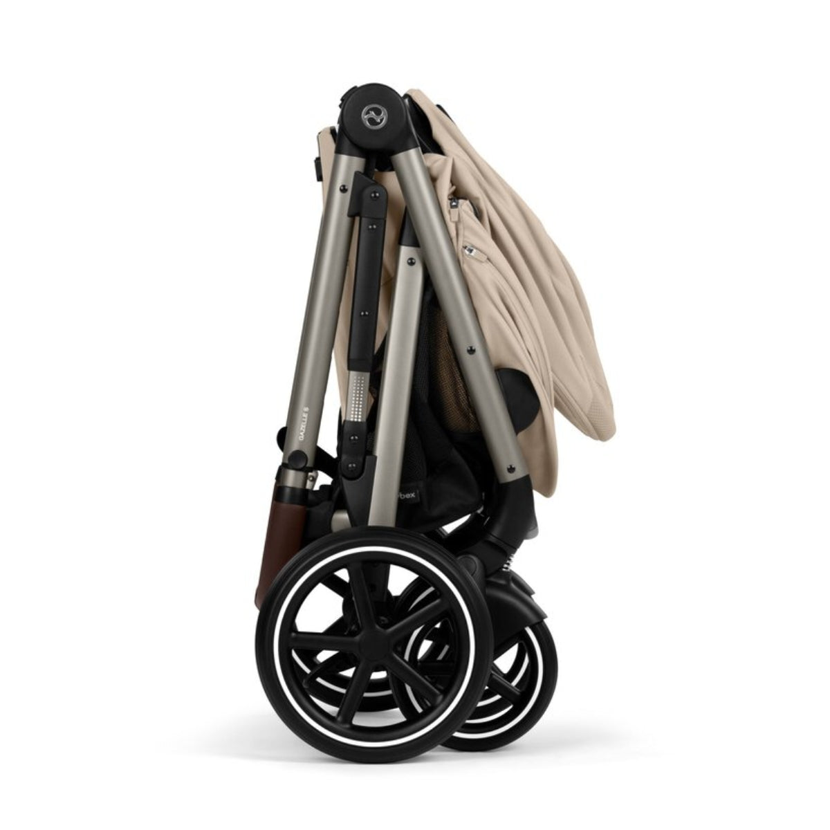 Cybex Gazelle Fold Cot - Almond Beige on Luna Baby Store Miami