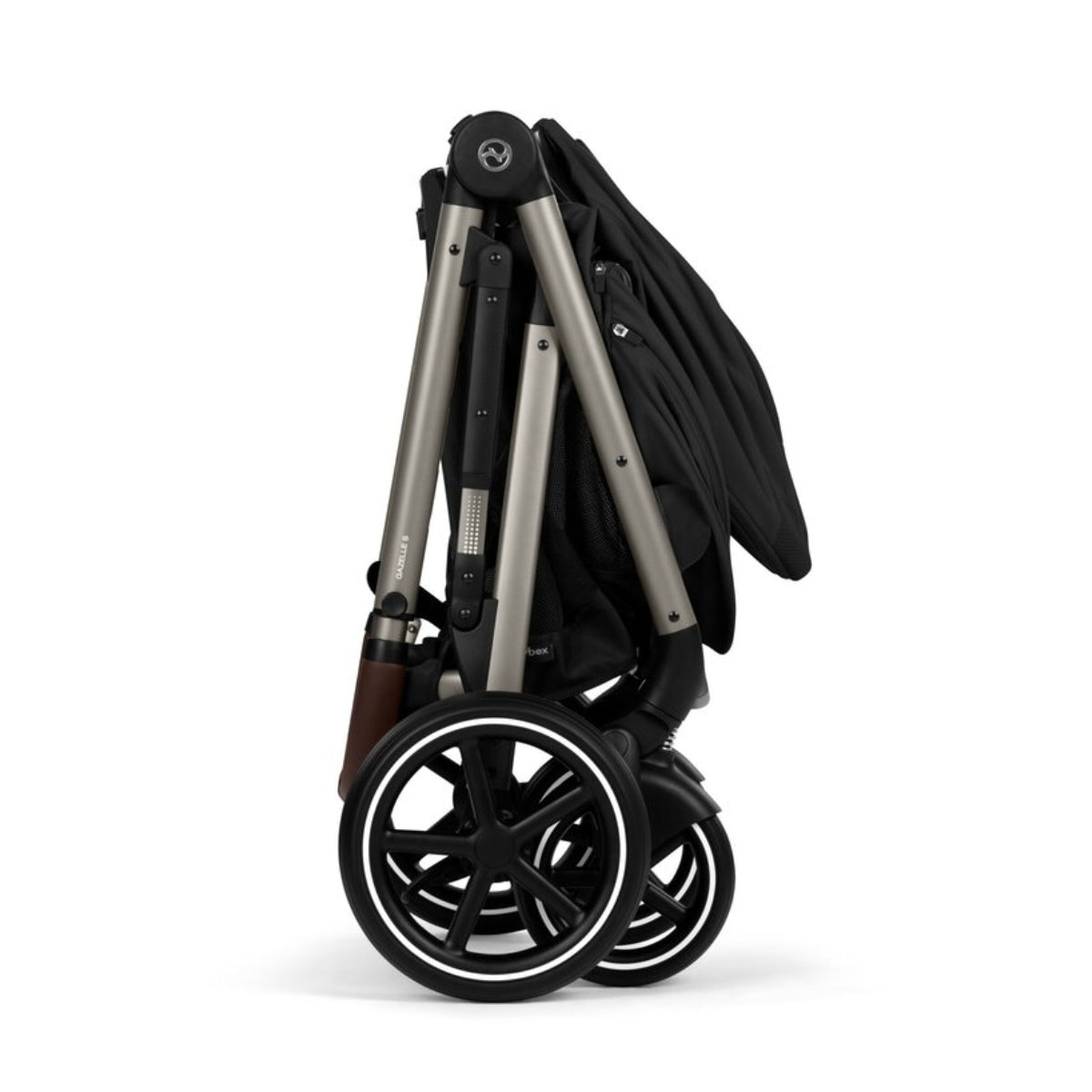 Cybex Gazelle Fold Cot - Moon Black