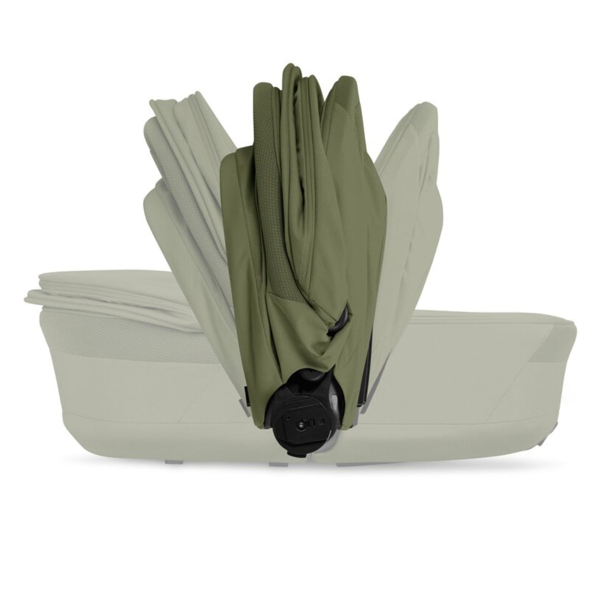 Cybex Gazelle Fold Cot - Moss Green on Luna Baby Store Miami