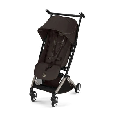 Cybex Libelle Ultra Compact Stroller - Taupe Frame/Chocolate Brown