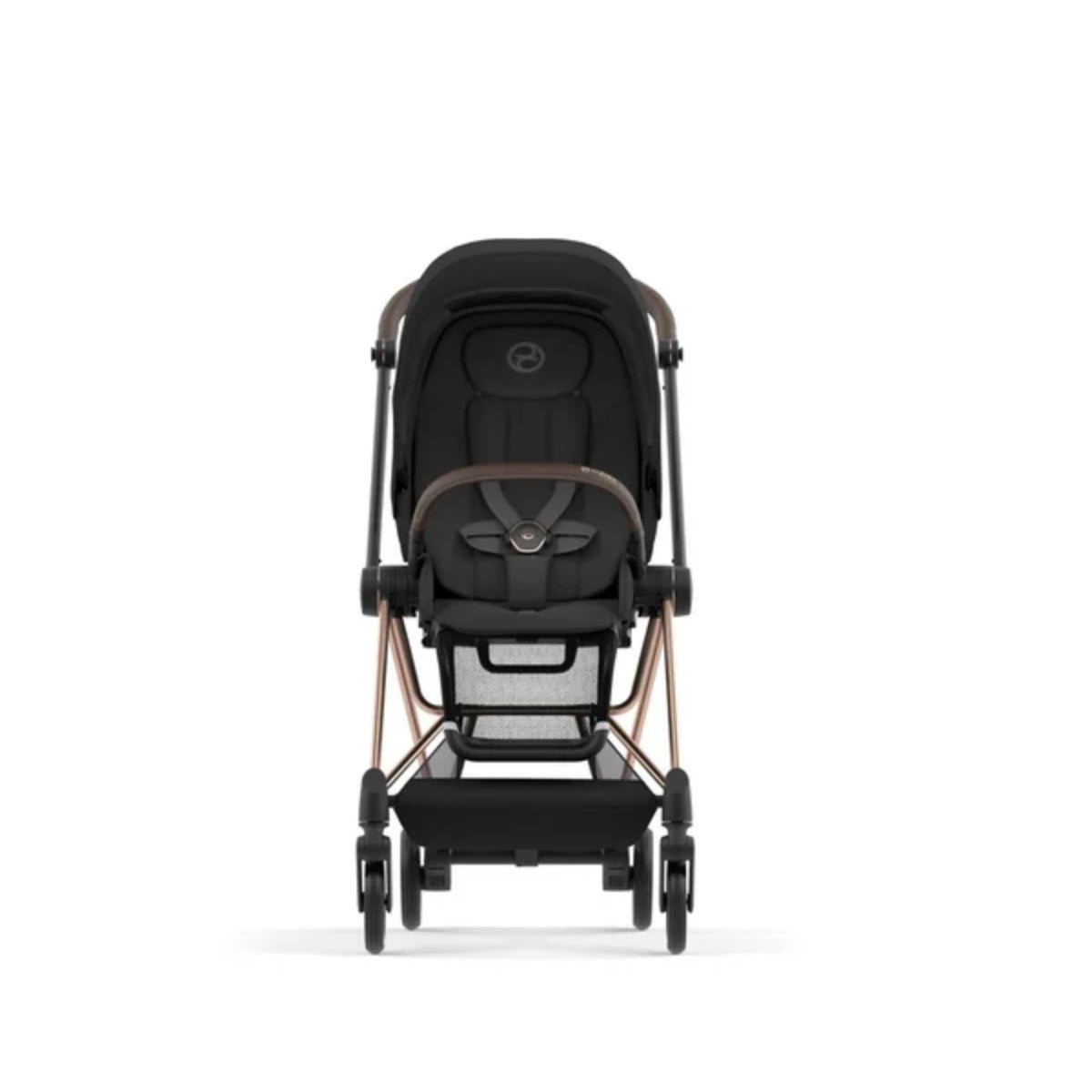 Carrinho De Bebê Cybex Mios 3 Rose Gold & Deep Black