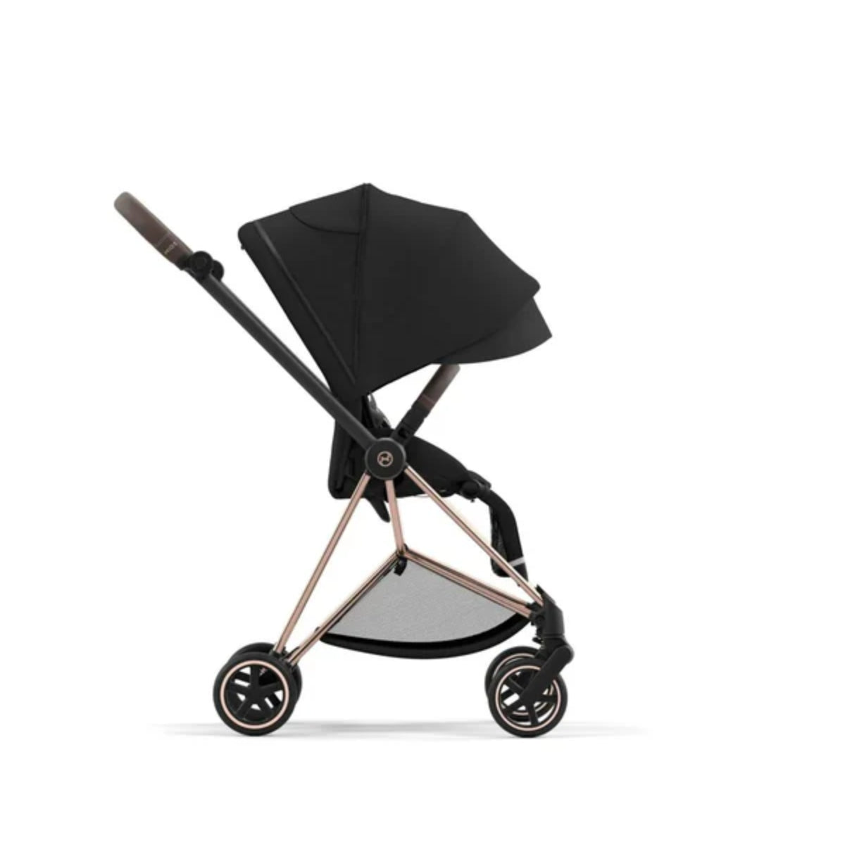Carrinho De Bebê Cybex Mios 3 Rose Gold & Deep Black