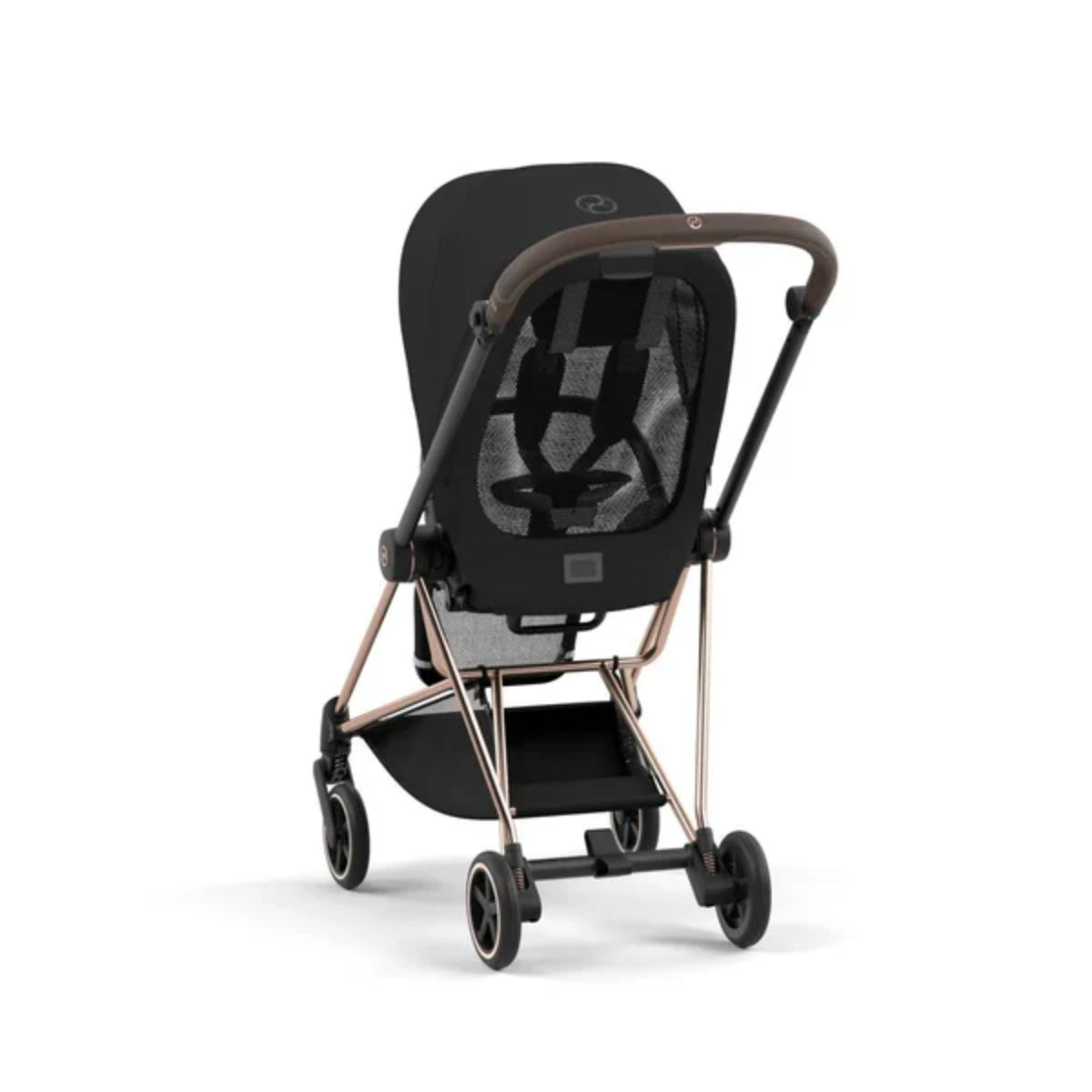 Carrinho De Bebê Cybex Mios 3 Rose Gold & Deep Black