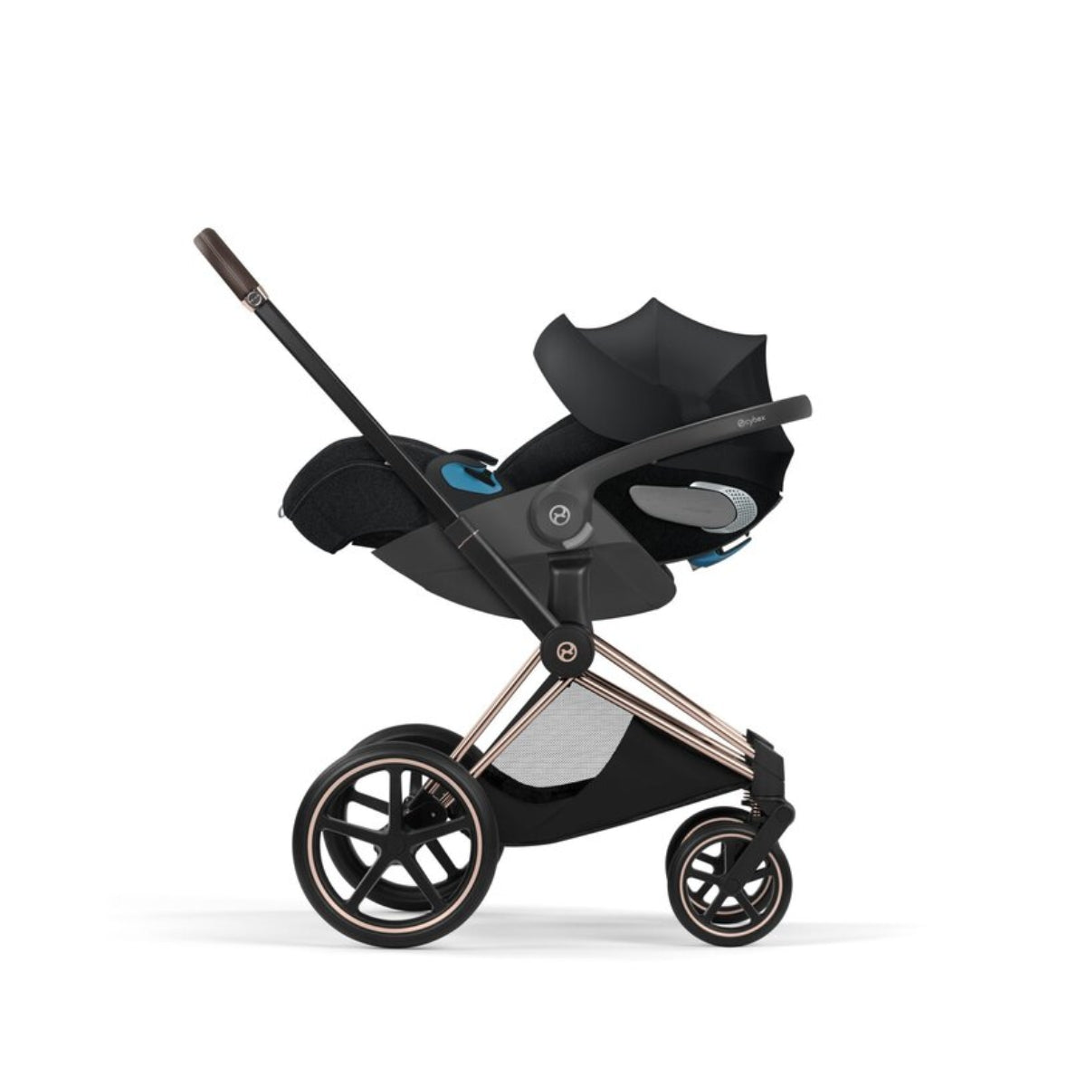 Cybex Priam/e-Priam Frame Style Collection - Rosegold on Luna Baby Store Miami