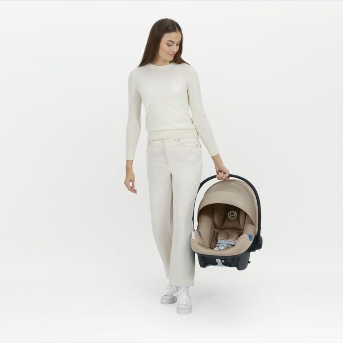Bebê Conforto Cybex Aton G2 Swivel Almond Beige

