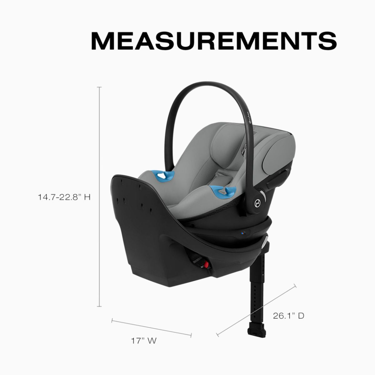 Cybex Aton G2 Swivel with Load Leg Base - Stone Grey