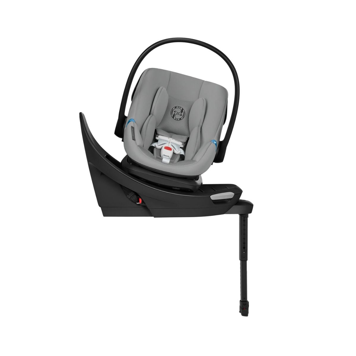 Cybex Aton G2 Swivel with Load Leg Base - Stone Grey on Luna Baby Store Miami