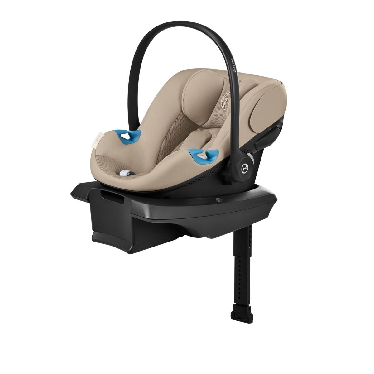 Bebê Conforto Cybex Aton G2 com Base Load Leg Almond Beige on Luna Baby Store Miami