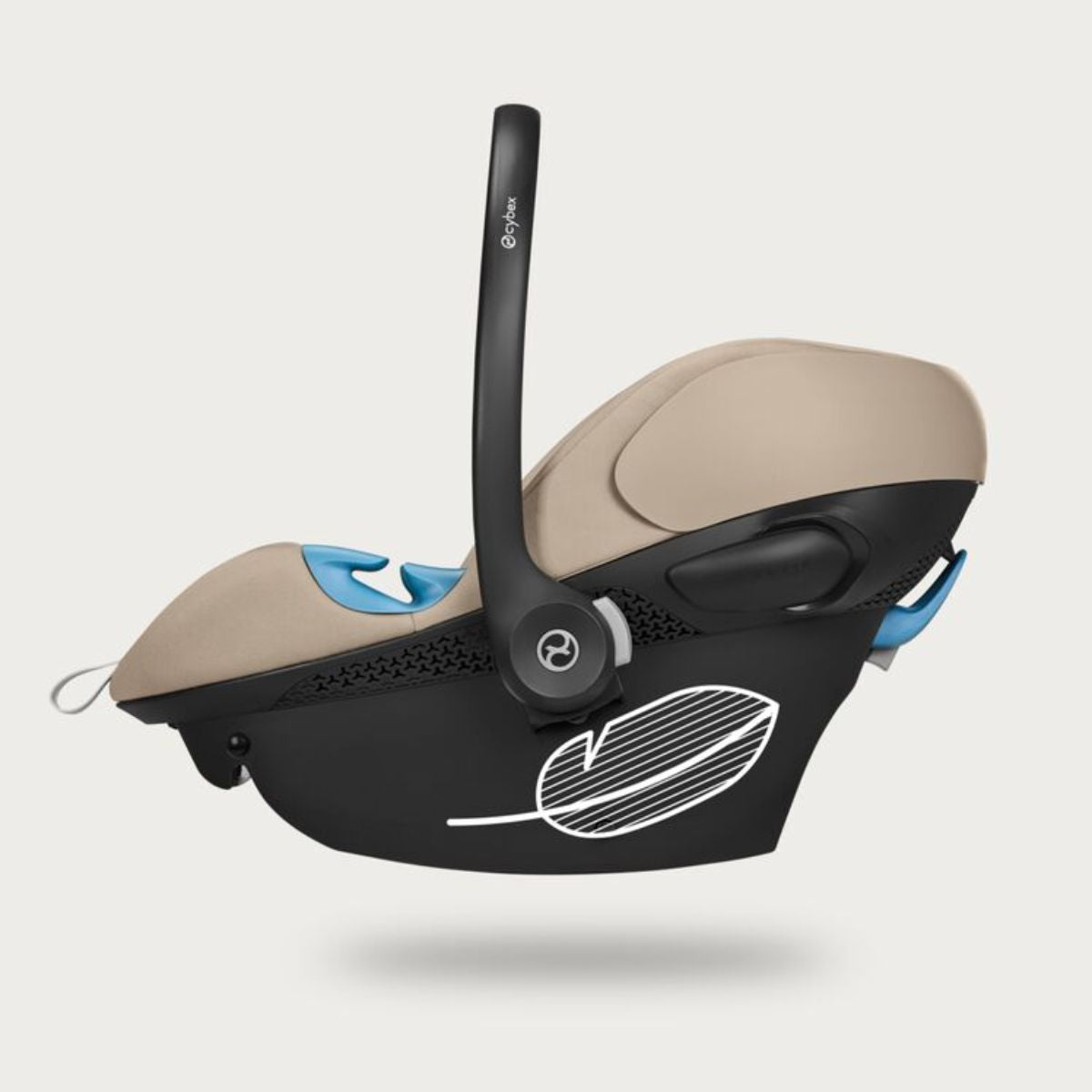 Bebê Conforto Cybex Aton G2 com Base Load Leg Almond Beige on Luna Baby Store Miami