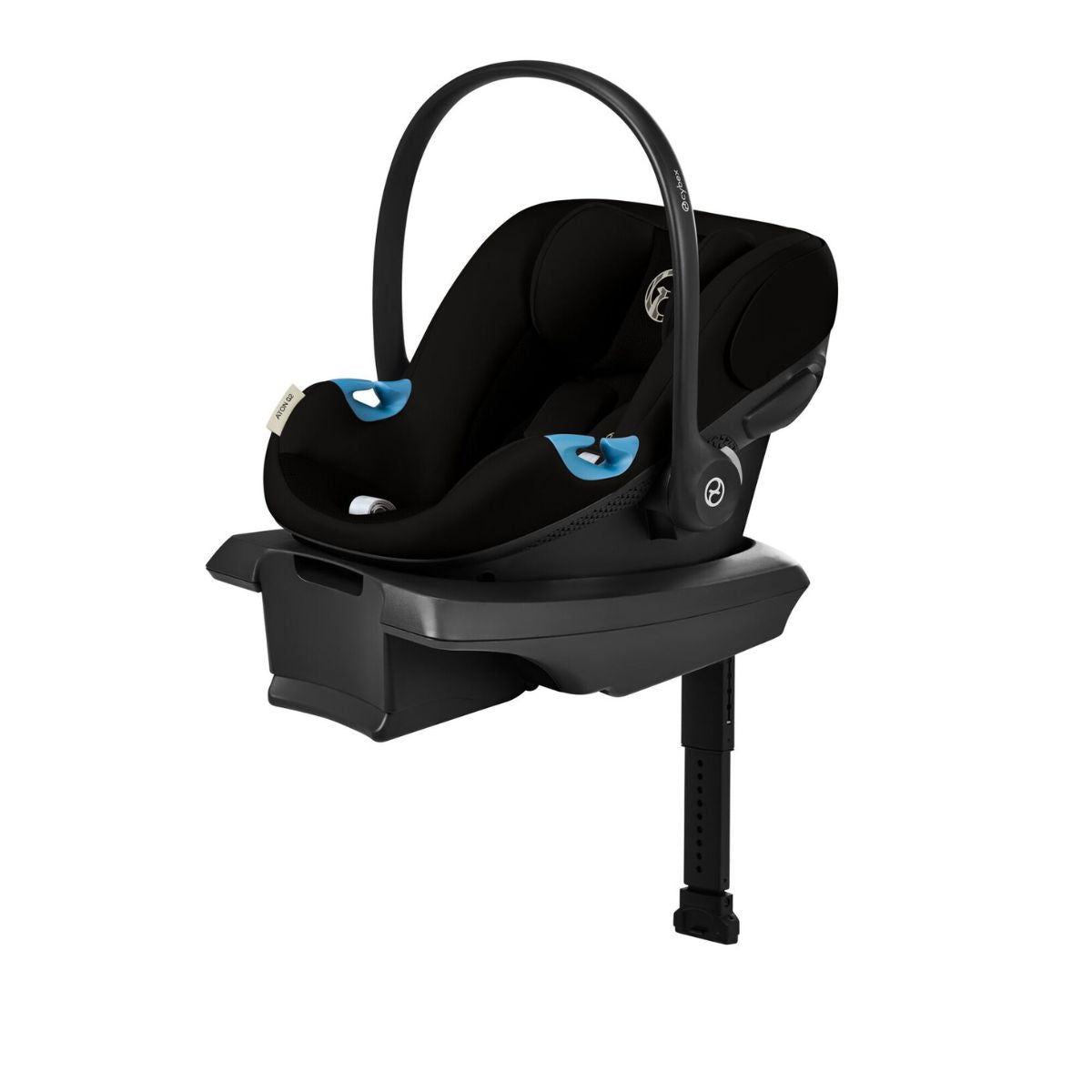 Bebê Conforto Cybex Aton G2 com Base Load Leg Moon Black on Luna Baby Store Miami