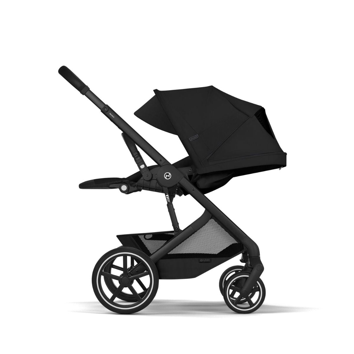 Carrinho De Bebê Cybex Balios S Lux Moon Black (Black Frame)