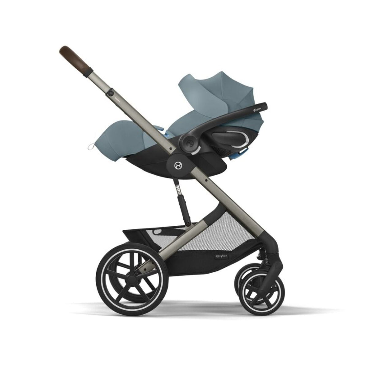 Carrinho De Bebê Cybex Balios S Lux Stormy Blue (Taupe Frame)

