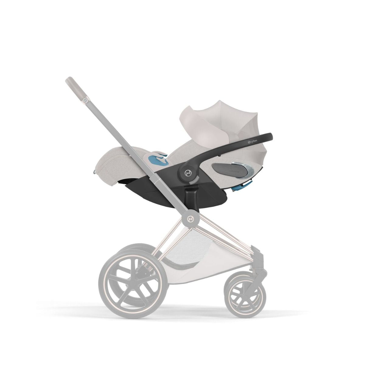 Cybex Cloud T Infant Car Seat w/ SensorSafe - City Grey on Luna Baby Store Miami