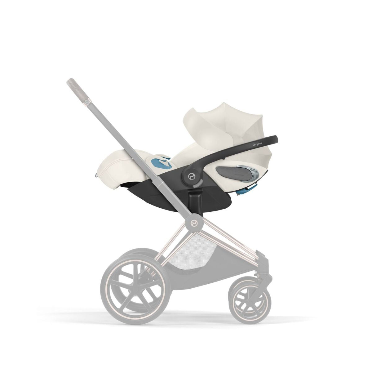 Cybex Cloud T Infant Car Seat w/ SensorSafe - Off White