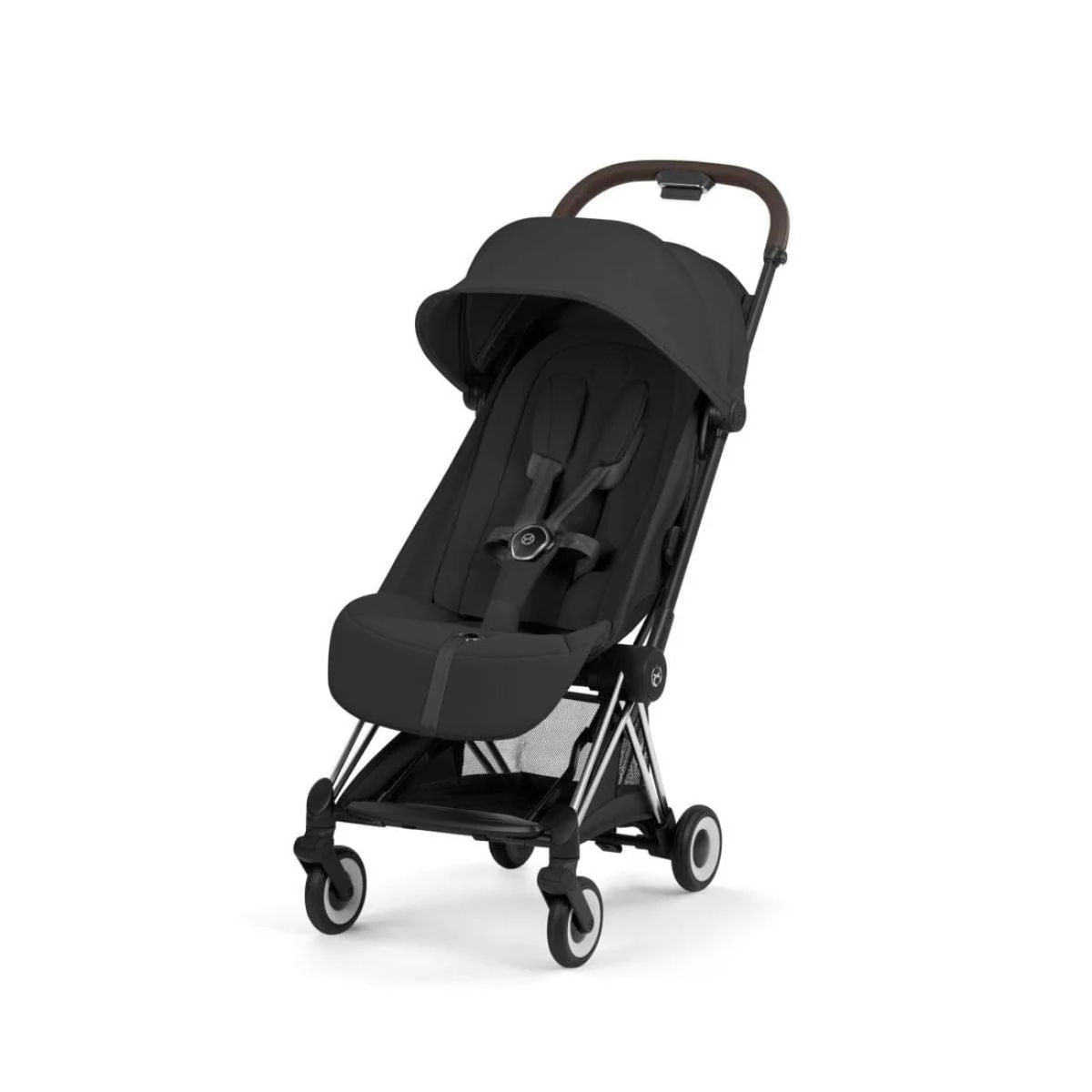 Carrinho De Bebê Cybex Coya Lux Style Collection Chrome / Sepia Black on Luna Baby Store Miami