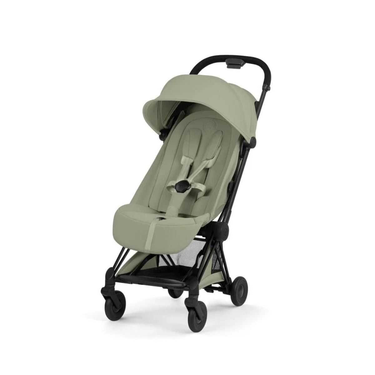 Carrinho De Bebê Cybex Coya Lux Style Collection Matte Black / Sage Green on Luna Baby Store Miami