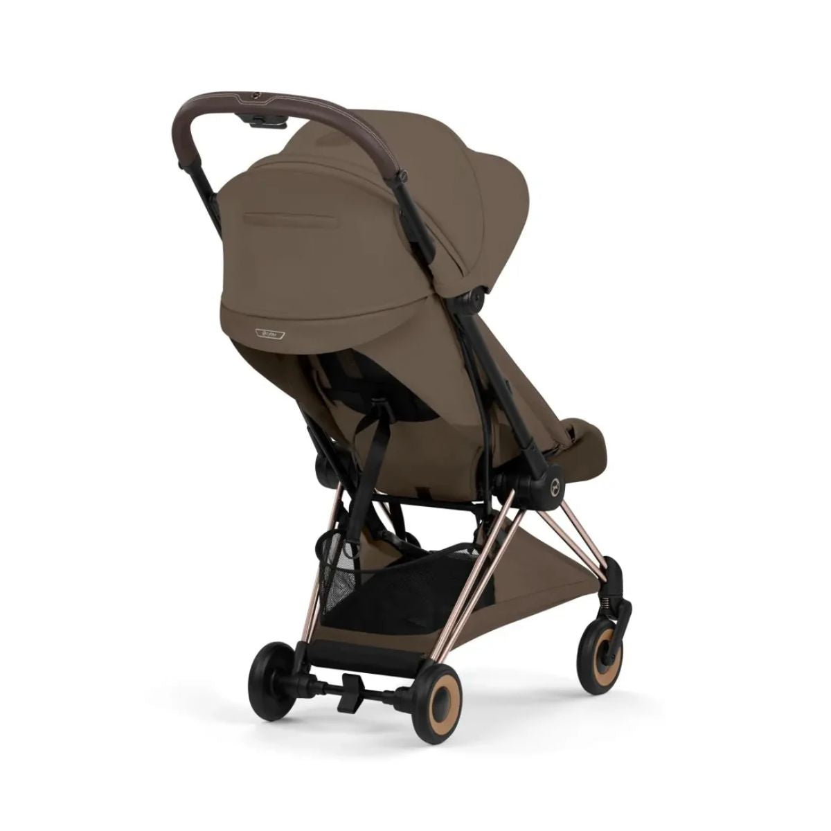 Carrinho De Bebê Cybex Coya Lux Style Collection Rose Gold / Coconut Brown