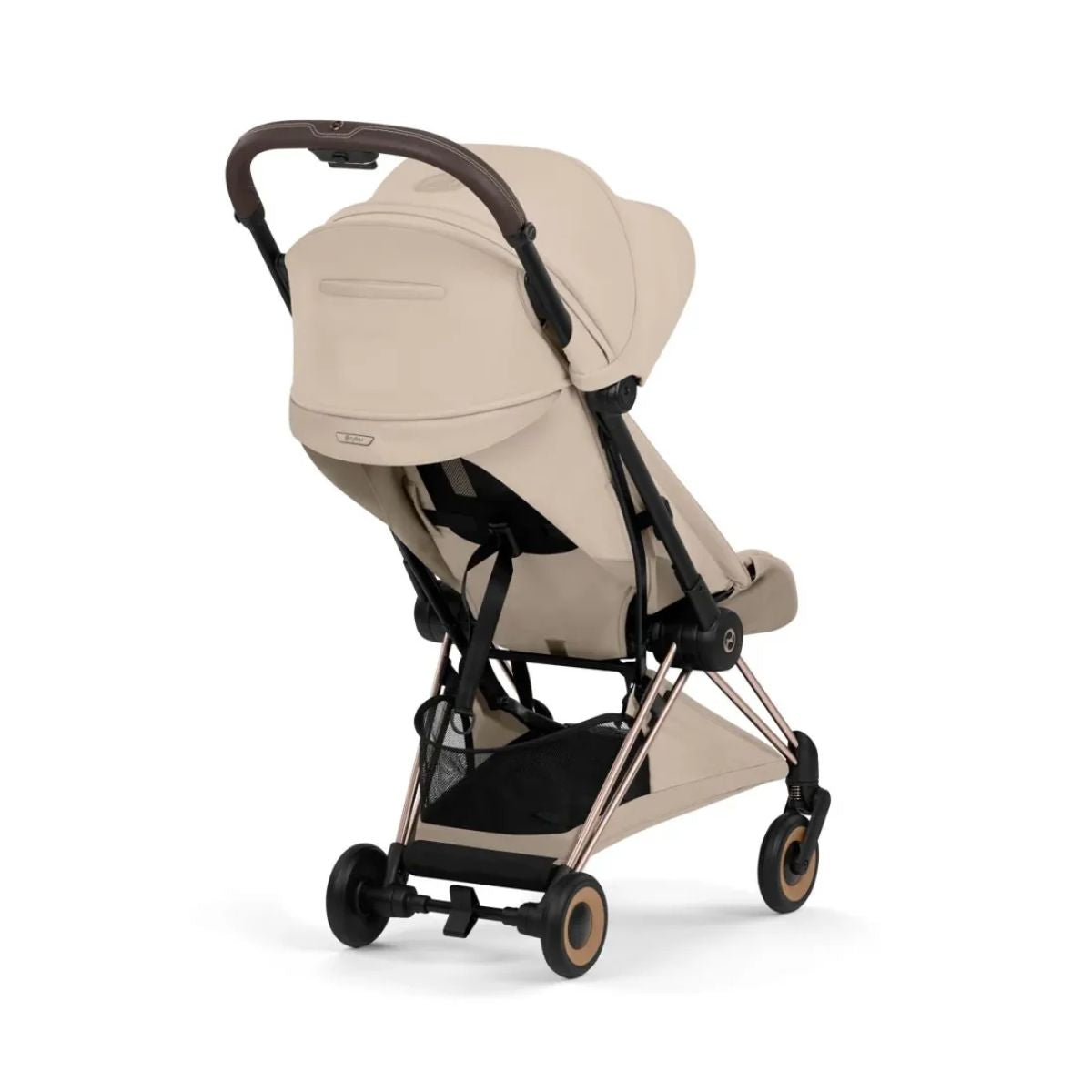 Carrinho De Bebê Cybex Coya Lux Style Collection Rose Gold / Cozy Beige