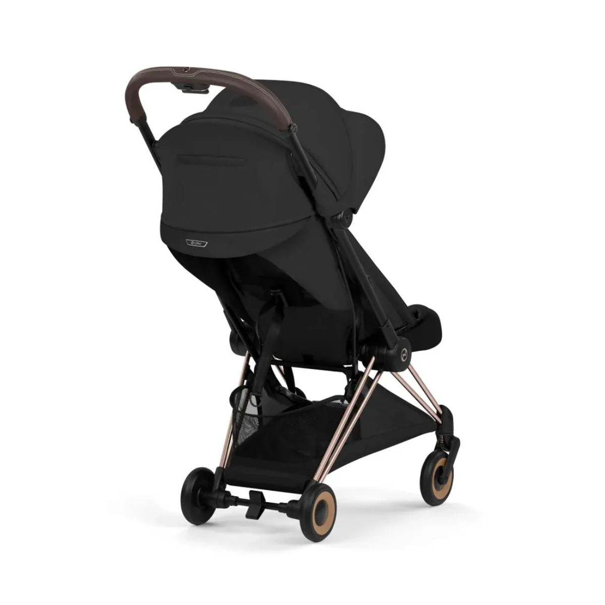 Carrinho De Bebê Cybex Coya Lux Style Collection Rose Gold / Sepia Black