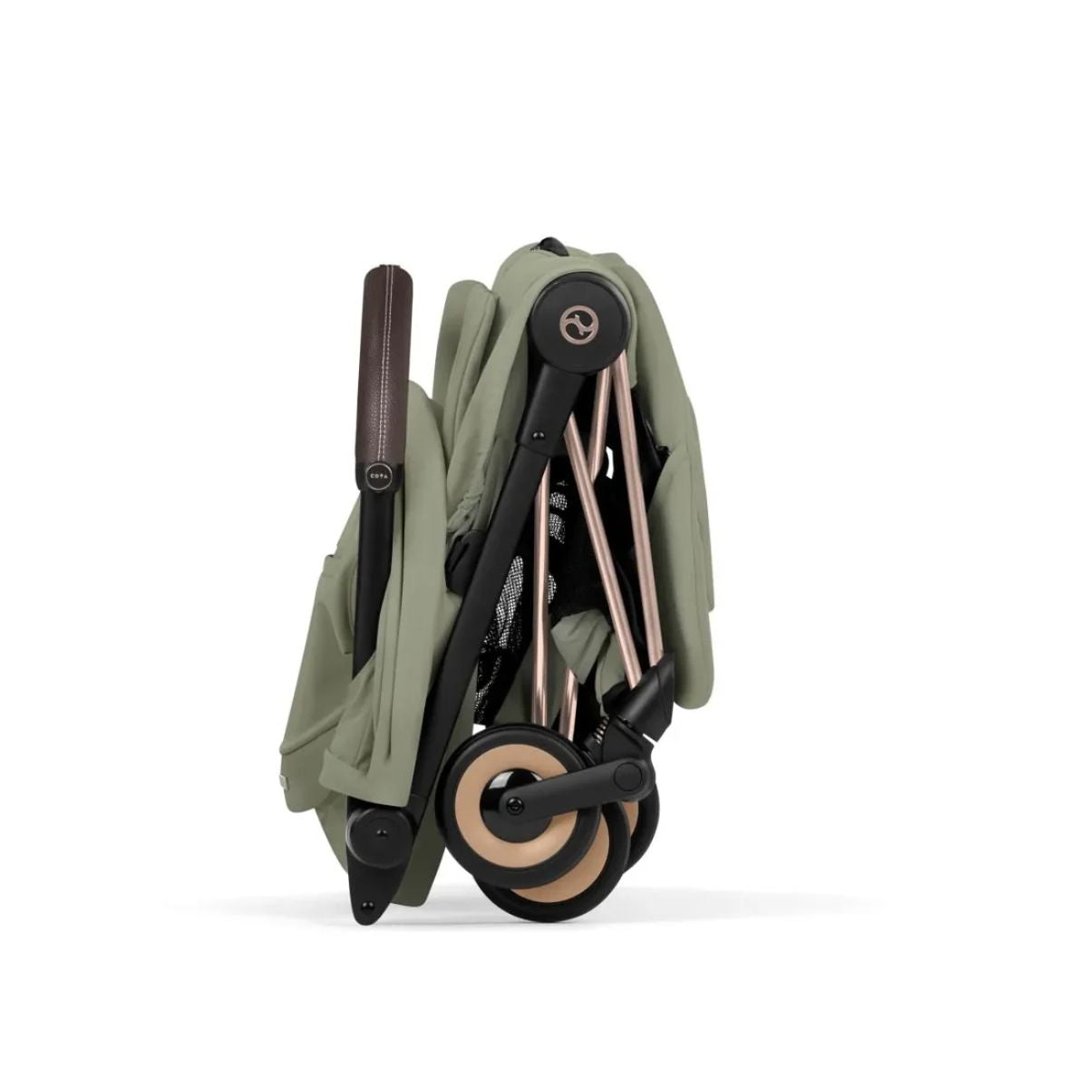 Carrinho De Bebê Cybex Coya Lux Style Collection Rose Gold / Sage Green on Luna Baby Store Miami