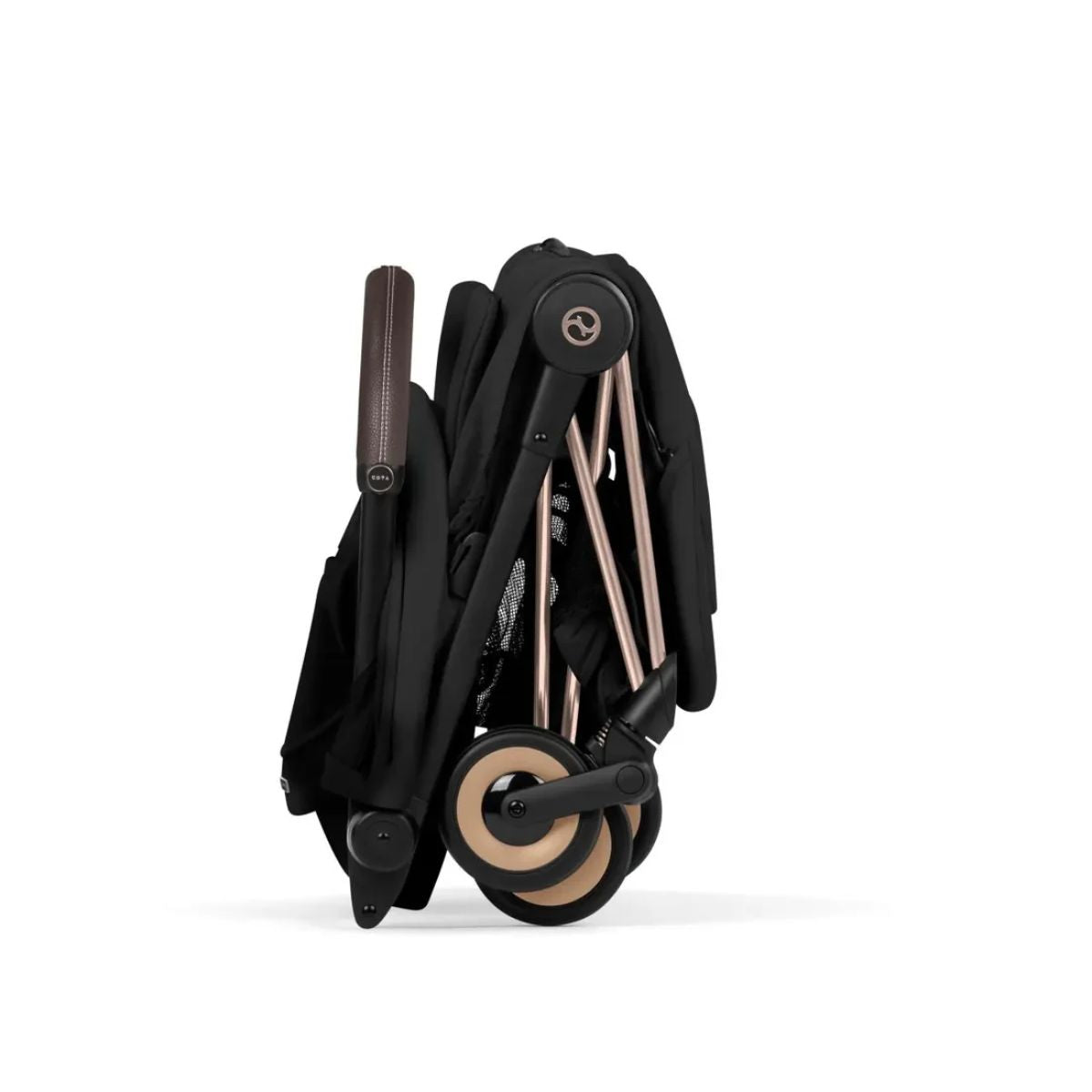 Carrinho De Bebê Cybex Coya Lux Style Collection Rose Gold / Sepia Black on Luna Baby Store Miami