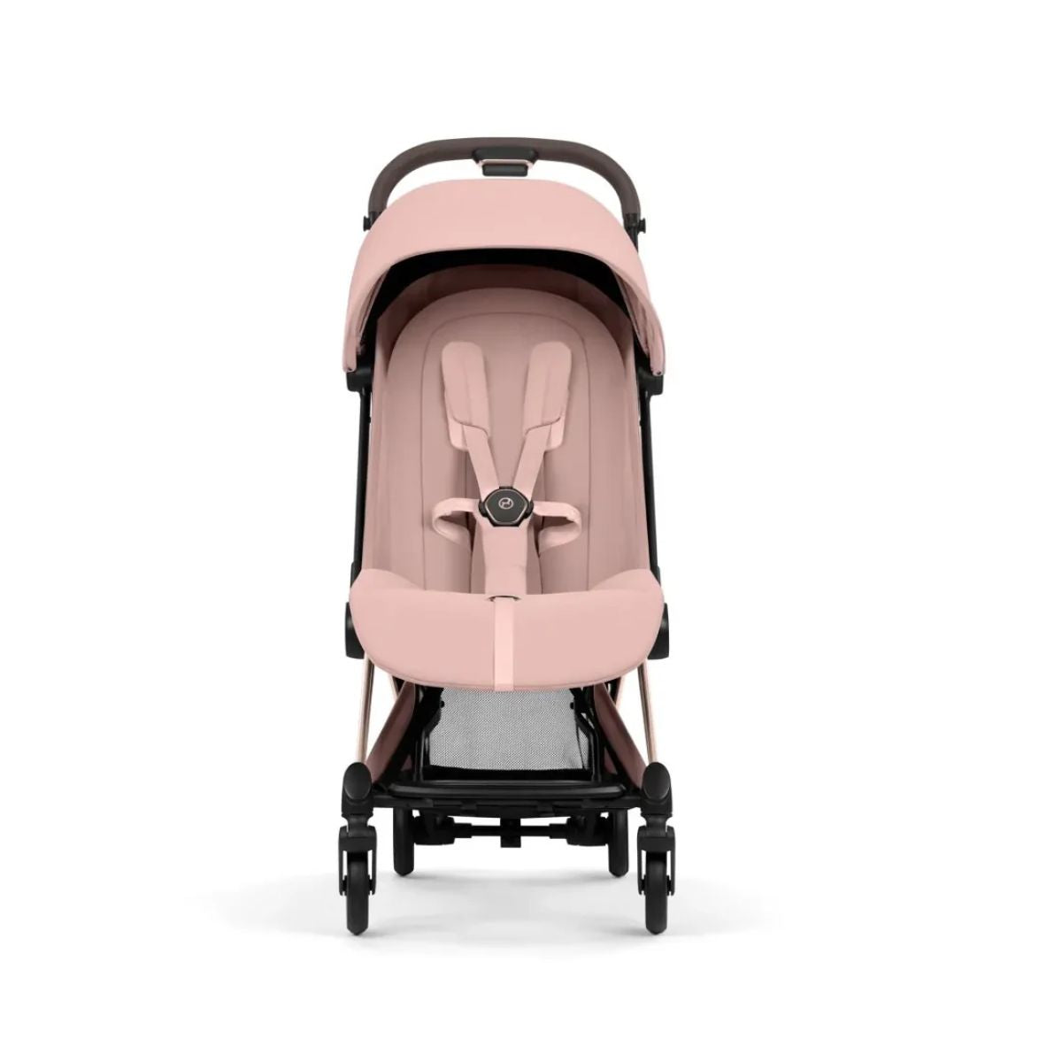 Cybex Coya Stroller (2026) - Style Collection - Rose Gold Frame / Peach Pink Lux Seat on Luna Baby Store Miami