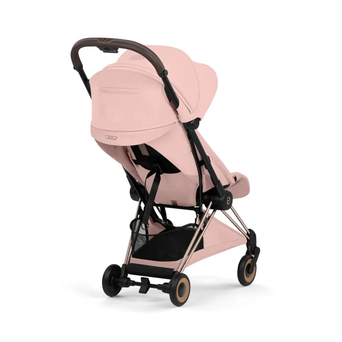 Cybex Coya Stroller (2026) - Style Collection - Rose Gold Frame / Peach Pink Lux Seat on Luna Baby Store Miami