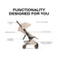 Carrinho De Bebê Cybex Coya Lux Style Collection Rose Gold / Cozy Beige on Luna Baby Store Miami
