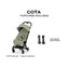 Carrinho De Bebê Cybex Coya Lux Style Collection Matte Black / Sage Green on Luna Baby Store Miami