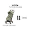 Carrinho De Bebê Cybex Coya Lux Style Collection Rose Gold / Sage Green on Luna Baby Store Miami