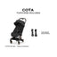 Carrinho De Bebê Cybex Coya Lux Style Collection Rose Gold / Sepia Black on Luna Baby Store Miami