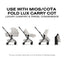 Carrinho De Bebê Cybex Coya Lux Style Collection Matte Black / City Grey on Luna Baby Store Miami