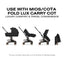 Carrinho De Bebê Cybex Coya Lux Style Collection Rose Gold / Sepia Black on Luna Baby Store Miami
