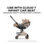 Carrinho De Bebê Cybex Coya Lux Style Collection Rose Gold / Cozy Beige on Luna Baby Store Miami