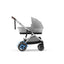 Carrinho Cybex E - Gazelle S  - Estrutura Prata / Assento Cinza Pedreira