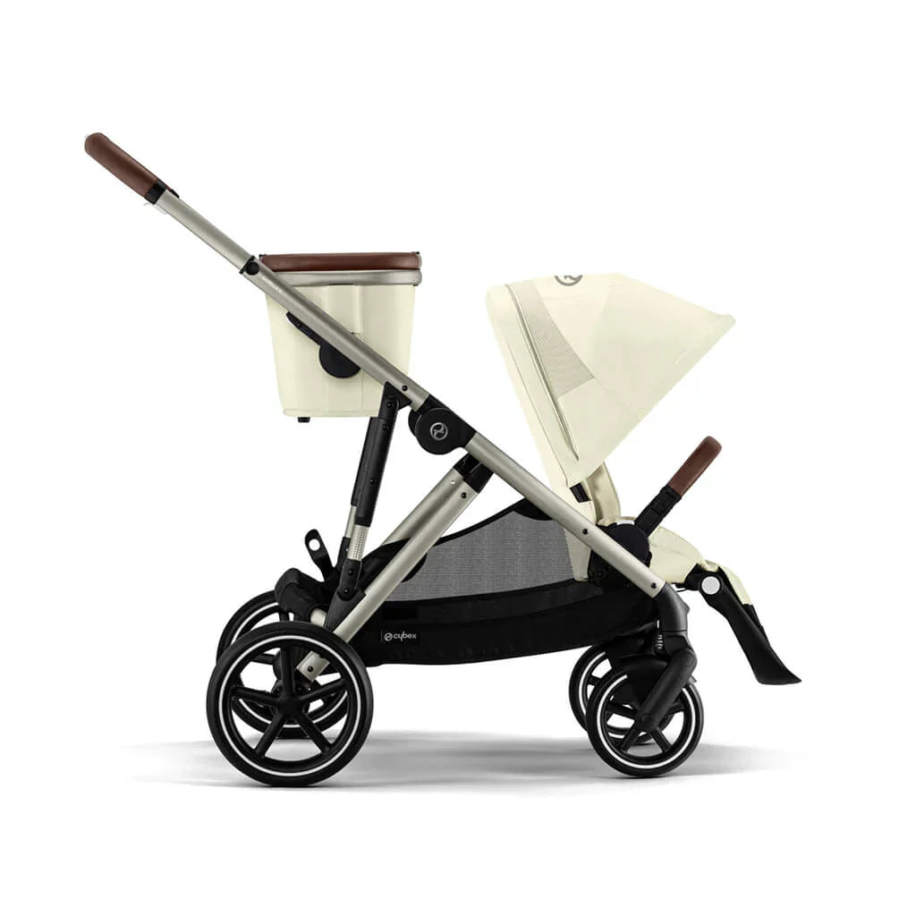 Cybex Gazelle S 2 Stroller - Taupe Frame/Seashell Beige Seat - Luna Baby Store Miami