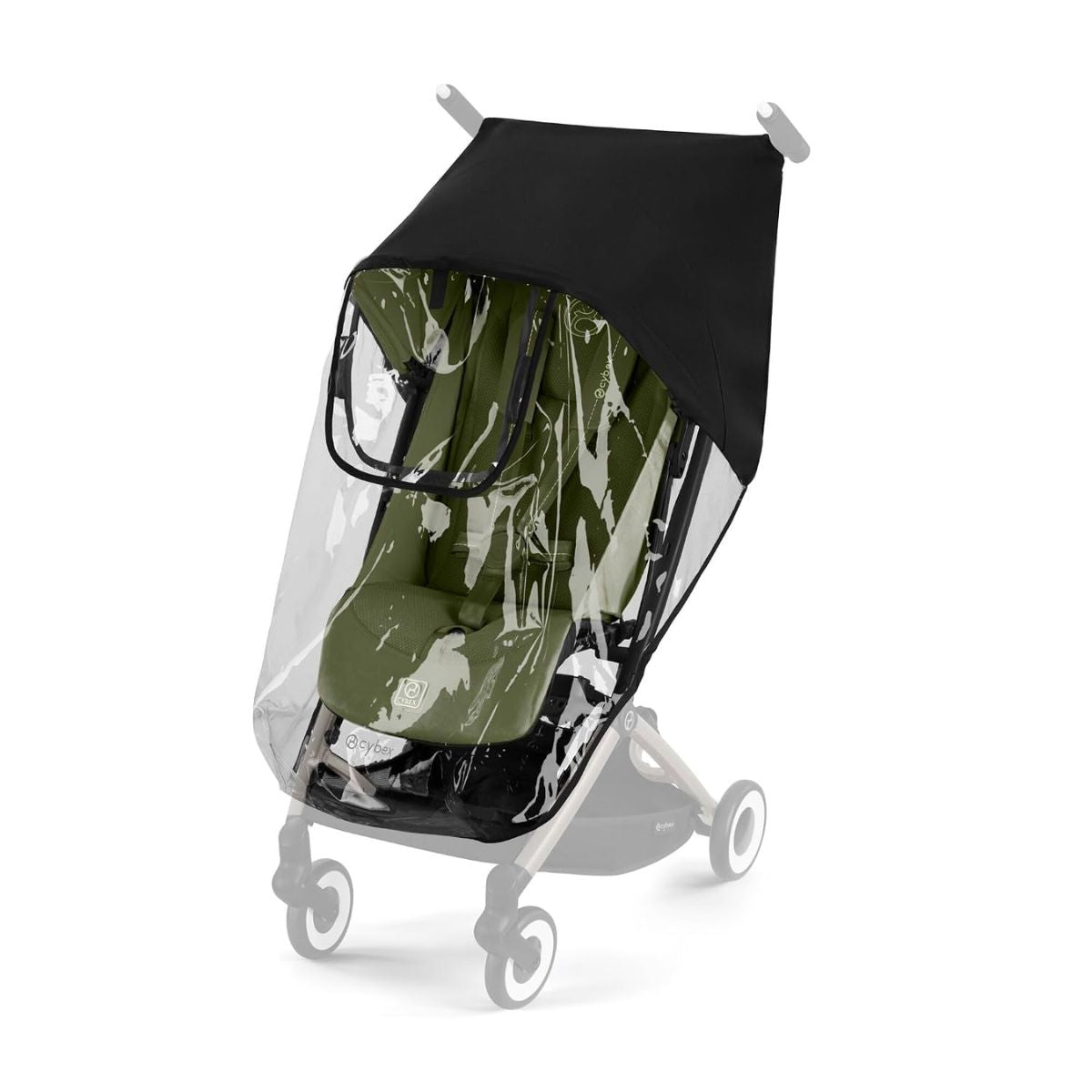 Capa de Chuva Para Carrinho de Bebê Cybex Libelle Transparente on Luna Baby Store Miami