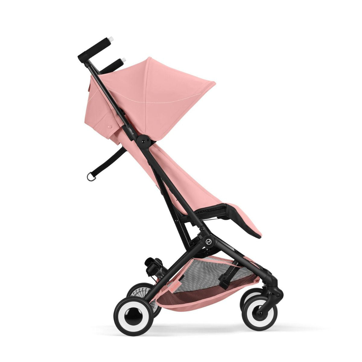 Cybex Libelle Ultra Compact Stroller - Black Frame/Candy Pink on Luna Baby Store Miami